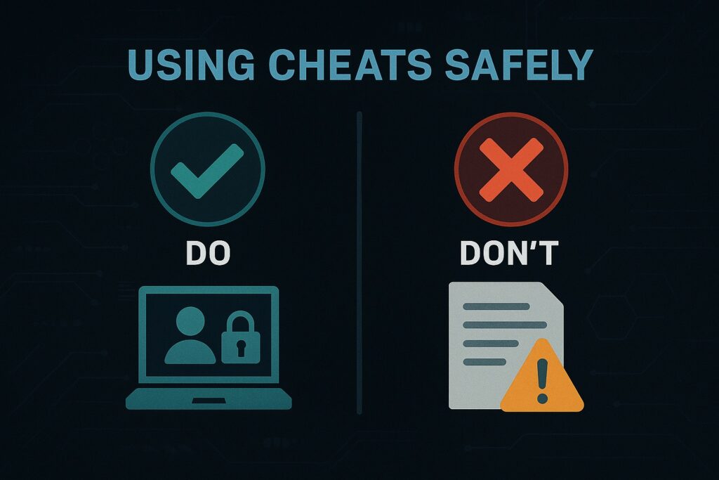 Using Cheats Safely – Do’s and Don’ts