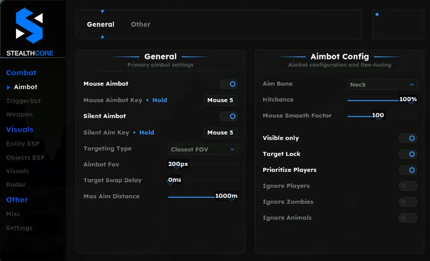 DayZ AimBot Cheat Menu
